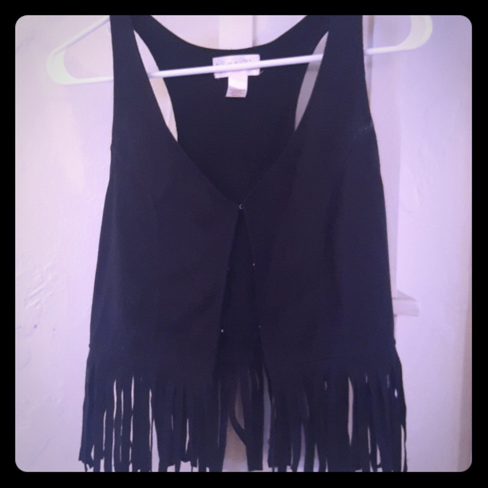 Fringed vest